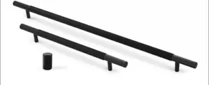Quality Black Knurled Door And Drawer Bar Handle with smooth finish X Large Size - Picture 1 of 6
