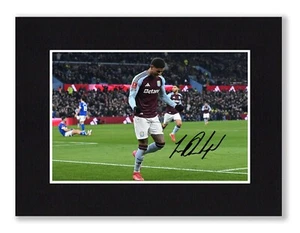 FOTO firmada por Marcus Rashford 8X6 preimpresión lista para enmarcar Aston Villa - Imagen 1 de 3