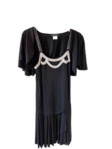 Les Venus Party dress 2 pcs sequins & Rhinestones 95% Viscose made in France T2 - Picture 1 of 11