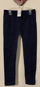 The Childrens Place Girls Medium 7/8 Blue Lined Pull-On Leggings NWT! A4890 - Picture 1 of 5