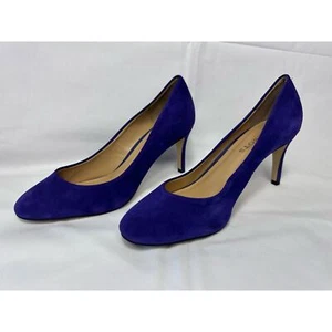 Talbot’s Damen lila Leder runde Spitze Absatz Pumps-Größe 8M - Bild 1 von 8