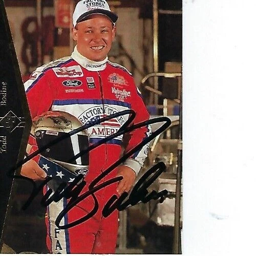 TODD BODINE SIGNED 1995 UPPERDECK SP #64 - NASCAR - Image 1 of 1