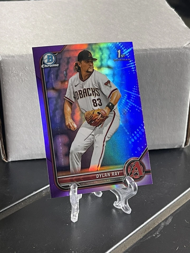 Dylan Ray 2022 Bowman Draft Chrome 1st Purple Refractor 233/250 #BDC-191 - Image 1 of 3