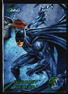 Dc Comics 1995 Fleer Metal Batman Forever #39 Against The Wall - Image 1 of 2