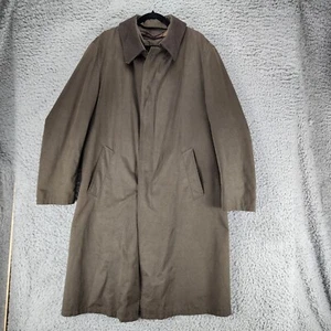 Bugatti Jacket Mens 44R Brown Long Sleeve Coat *GUC* - Picture 1 of 13