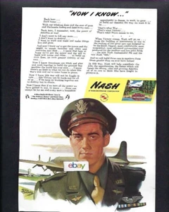 NASH KELVINATOR CORP 1942 NOW I KNOW BACK HOME WHEN VICTORY COMES AD - Bild 1 von 1