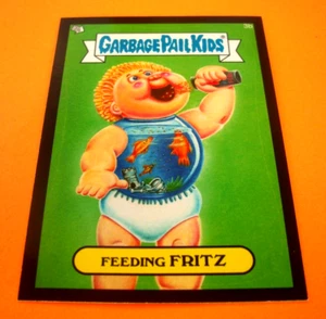 Pegatina Garbage Pail Kids 2014 primera serie borde negro ""alimentación fritz"" #3b - Imagen 1 de 1