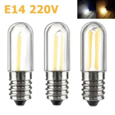 Dimmable E14 LED Fridge Bulb 1W 2W 4W Filament Light Bulb Warm/Cool White - Image 1 of 4