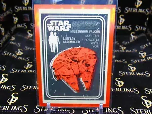 2021 TOPPS CHROME STAR WARS GALAXY Vintage ORANGE REFRACTOR SP #/25 HOTT #V-1 - Picture 1 of 3