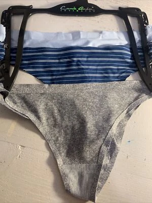 Carrie Amber Intimates Women's Lasercut Invisible Edge Thongs 3 Pack Small Panty - Image 1 of 4