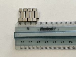 4 stainless steel links taken from Zelos Swordfish Field 38mm bracelet - Picture 1 of 9