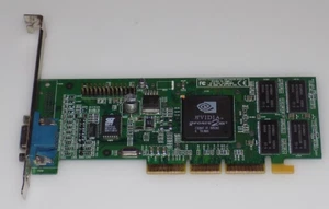 Dell 015UMJ 15UMJ NVIDIA GeForce 2 MX 32MB VGA AGP Video Graphics Card - Picture 1 of 4