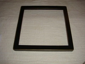 Frame Black Wooden Frame 8 X 8 For Cross Stitch~Craft Frame - Picture 1 of 2