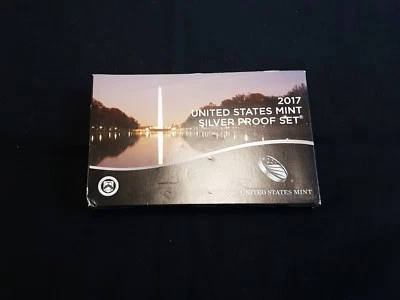 2017 SILVER Proof Set.  Original as minted by U.S. Mint 10 coins total - Image 1 of 4