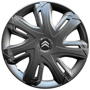 4x16" Wheel trims covers fit Dispatch Berlingo 16" GUNMETAL - Picture 1 of 8