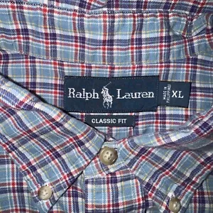 Ralph Lauren Classic Fit Long Sleeve Soft Cotton Shirt XL Plaid - Picture 1 of 5