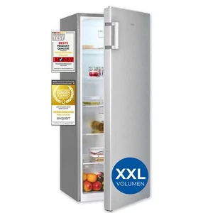 Exquisit Vollraumkühlschrank KS5320-V-H-010E inoxlook | 242 Liter | Standgerät - Bild 1 von 8