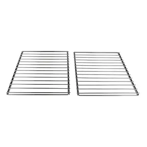 2 x BBQ Grill Oven Shelf Rack Extendable Screw Fix Adjustable Arms Barbecue Grid - Picture 1 of 2
