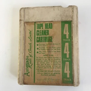 Automatic Radio of Canada Tape Head Cleaner Cartridge 8 Track Player Vintage - Imagen 1 de 16