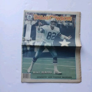 Dallas Cowboys Official Weekly Magazine September 26, 1987 Mike Renfro - Picture 1 of 6