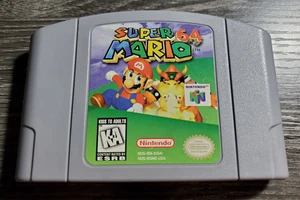 Super Mario 64 (Nintendo 64, 1996) N64 Nur Kassette Original GETESTET - Bild 1 von 2