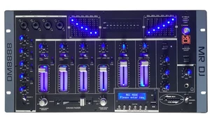 MR DJ DM8888 6 canali 19" mixer DJ connessione wireless BT USB SD slot e audio - Foto 1 di 4