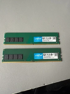 2 X Crucial 8GB PC4-25600 (DDR4-3200) Memory (CT8G4DFRA32A) - Afbeelding 1 van 1