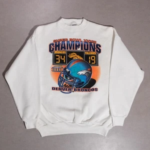 Vintage 1999 Denver Broncos Super Bowl Champions Tultex Crewneck Sweatshirt XL - Bild 1 von 4
