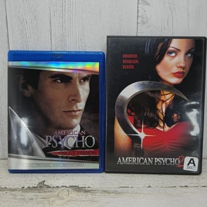 AMERICAN PSYCHO LOT, Blu-Ray UNCUT 2000 ORIGINAL / DVD PSYCHO 2 2002  - Picture 1 of 9