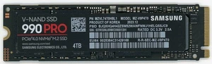 Samsung 4TB 990 PRO PCIe® 4.0 NVMe™ M.2 Internal SSD 7450MB/s - Afbeelding 1 van 5