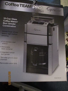 Jura Capresso 487.05 Team Pro + Glass Carafe Coffee Maker, 12 Cup, Silver r10 22 - Picture 1 of 1