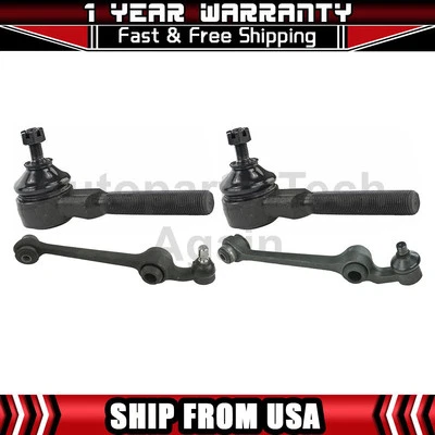 4 Mevotech Front Tie Rod End Control Arm Fits 1998-2004 Dodge Intrepid - Image 1 of 4