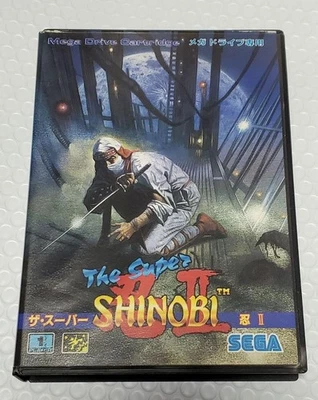 THE SUPER SHINOBI II 2 Mega Drive Sega MD Used Free Shipping From Japan - Image 1 of 4