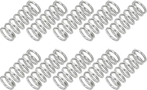 PATIKIL Compression Spring, 0.5mm Wire Dia x 4mm OD x 10mm L, 10 Pcs 304 Stai - Picture 1 of 4