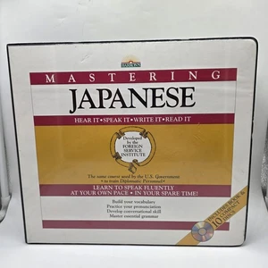 Barron's MASTERING JAPANESE BOOK & 10 COMPACT DISCS Complete - Picture 1 of 11