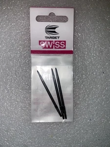 Target Darts Swiss Point Diamond Pro Dart Points 40mm Black - Picture 1 of 1