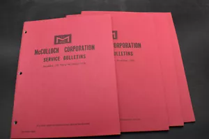 McCullogh Corporation Service Bulletins 10 through 242 - 4 Brochures - Picture 1 of 23