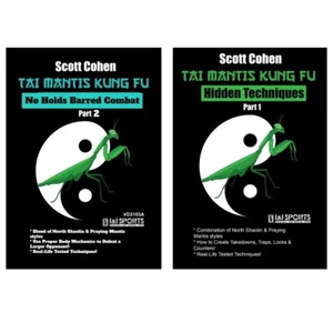 2 DVD Set Northern Shaolin Tai Mantis Kung Fu Hidden Techniques & Combat - Cohen - Picture 1 of 3