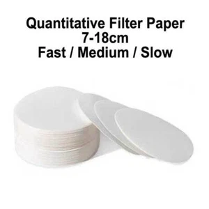 7cm - 18cm 100 Pieces Quantitative Filter Paper for Chemistry Glassware ca - Picture 1 of 9