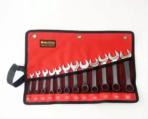 Llave abierta de anillo combinado Stubby 8,10,12,13,14,17,19,20,21,22,24,25 mm 12 piezas - Imagen 1 de 3