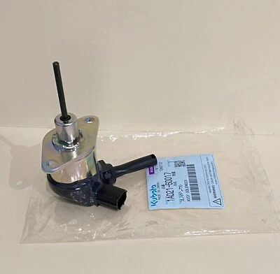 SOLENÓIDE DE DESLIGAMENTO DE COMBUSTÍVEL KUBOTA GENUÍNO 1A021-60017/ D1503 D1703 V2003 V2203 V2403 - Imagem 1 de 4