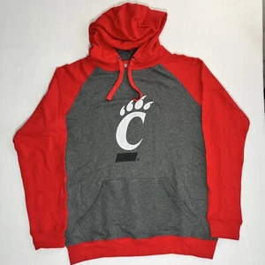 Cincinnati Bearcats Hombre’s Sudadera con Capucha Mediana Gris Rojo NCAA Bolsillos Nueva - Imagen 1 de 9