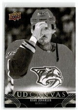 2023-24 Upper Deck Series 1 UD Canvas Black & White Ryan Johansen #C46 Nashville