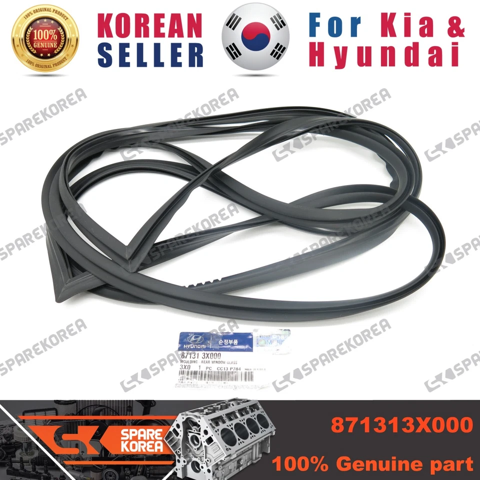 Genuine/OEM 871313X000 MOULDING-REAR WINDOW GLASS for Hyundai Avante MD(Elentra) - Изображение 1 из 1