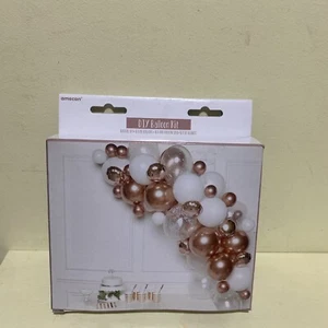Amscan DIY Balloon Kit Gold & White 66 Balloons Of Different Sizes - Picture 1 of 6