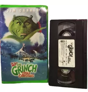 2001 Dr. Seuss Wie der Grinch Weihnachten stahl VHS Film Jim Carrey Geschenk - Bild 1 von 4