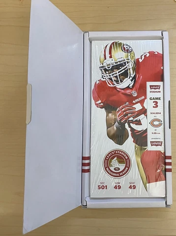 49ers Levi's Stadium Inaugural 2014 Season Home Opener Commemorative Ticket Cover