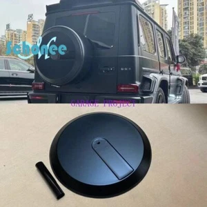 matte black stainless spare tire wheel cover for mercedes g wagon w463 w464 g63 - Picture 1 of 11