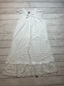 Vestido de noche para mujer sin mangas Chikankari borde festoneado talla: XL - Imagen 1 de 4