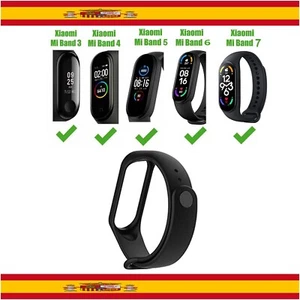 Recambio para Pulsera Xiaomi Mi Band 3 4 5 6 7 Correa de Silicona - Imagen 1 de 1